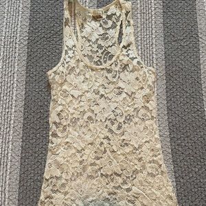 BKE Lace Overlay Tank